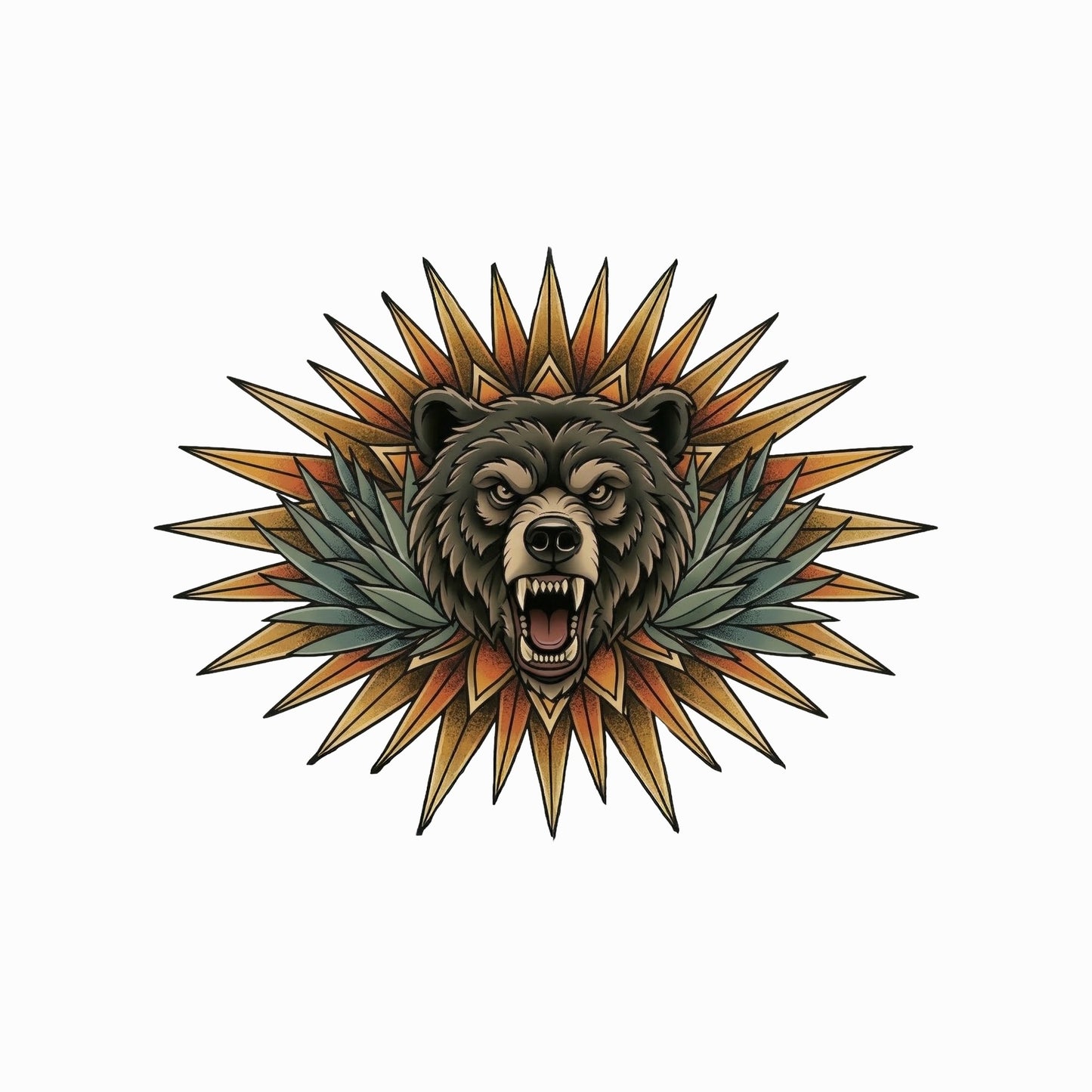Sunburst Bear Tee