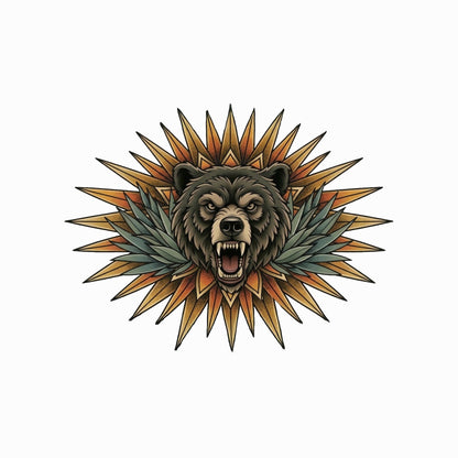 Sunburst Bear Tee