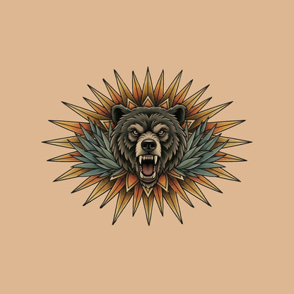 Sunburst Bear Tee