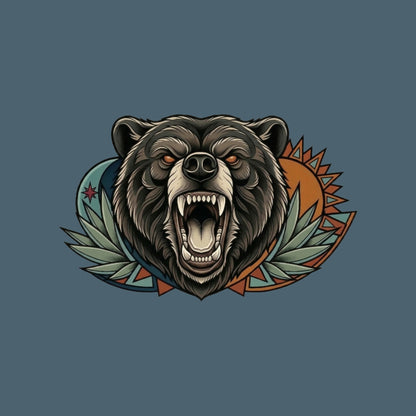 Roaring Bear Sun Moon Tee