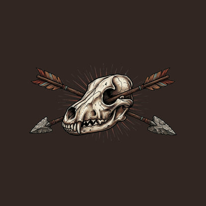 Crossed Arrows Coyote Skull Tee