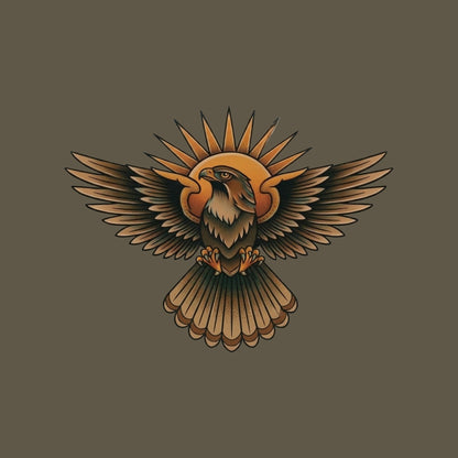 Sunburst Hawk Tee