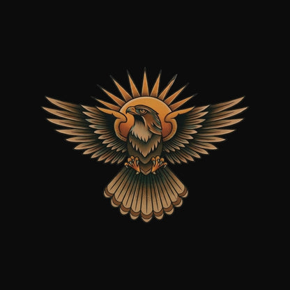 Sunburst Hawk Tee