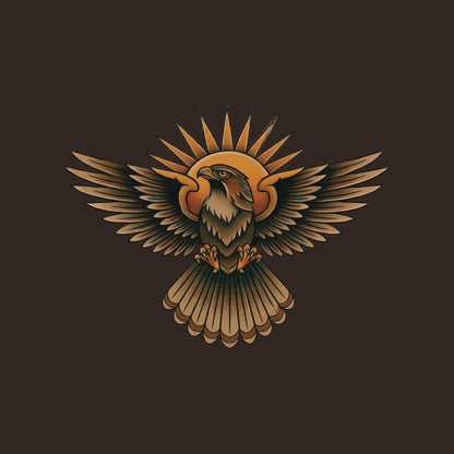 Sunburst Hawk Tee