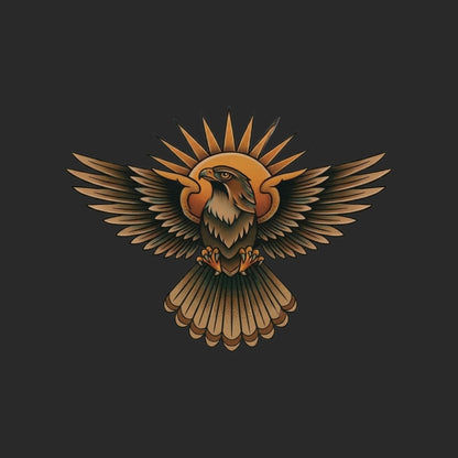 Sunburst Hawk Tee