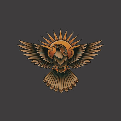Sunburst Hawk Tee