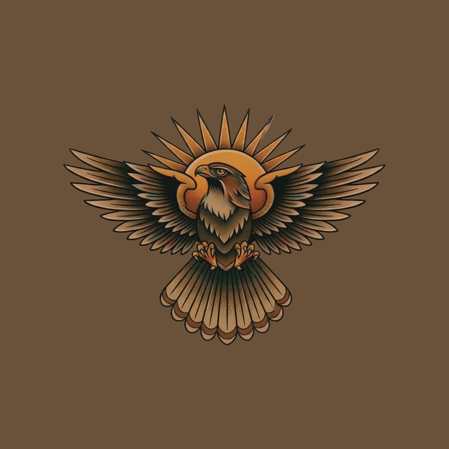 Sunburst Hawk Tee