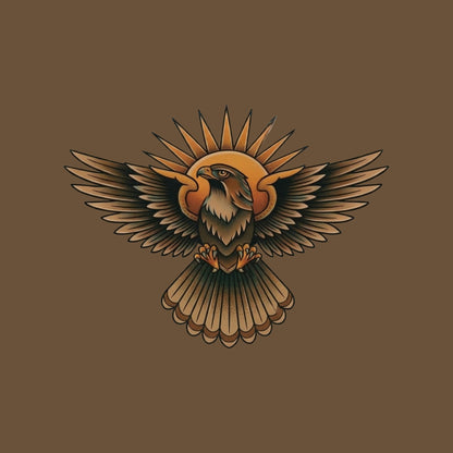 Sunburst Hawk Tee