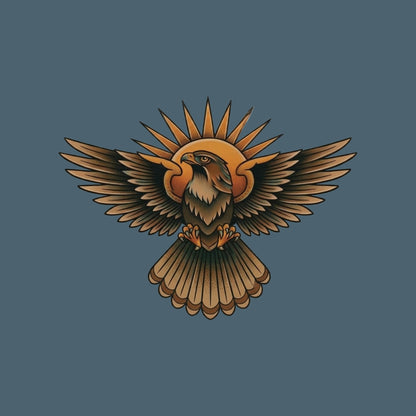 Sunburst Hawk Tee