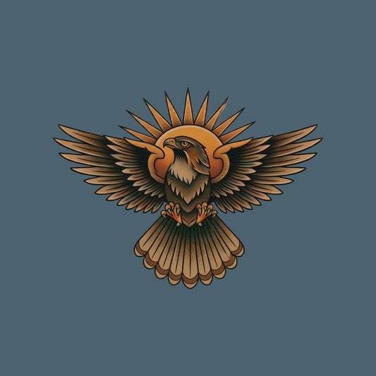 Sunburst Hawk Tee