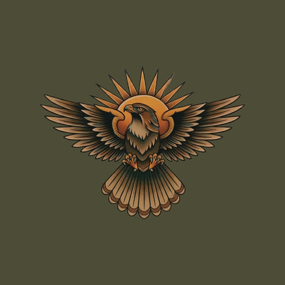 Sunburst Hawk Tee
