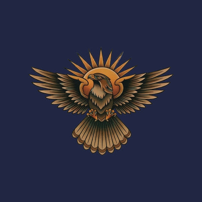 Sunburst Hawk Tee
