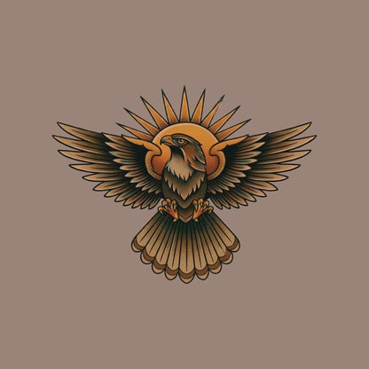 Sunburst Hawk Tee