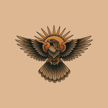 Sunburst Hawk Tee