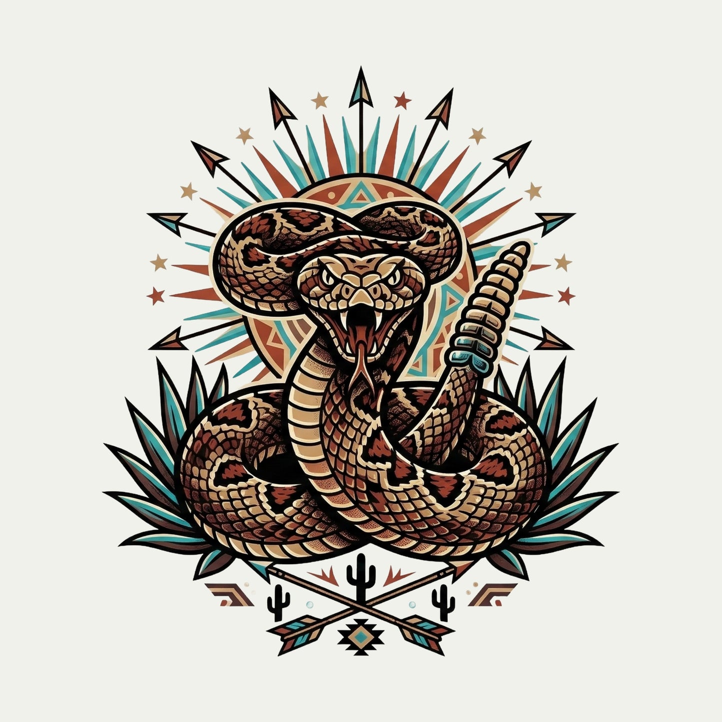 Agave Strike Rattlesnake Tee