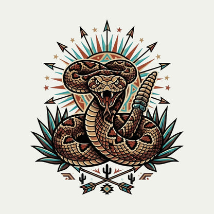 Agave Strike Rattlesnake Tee