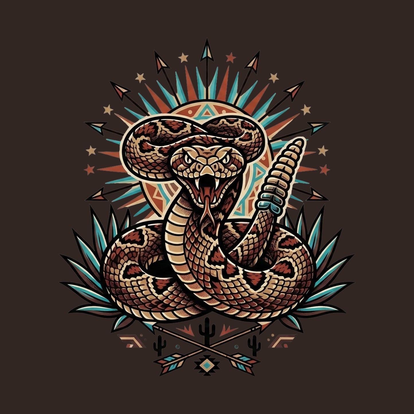 Agave Strike Rattlesnake Tee