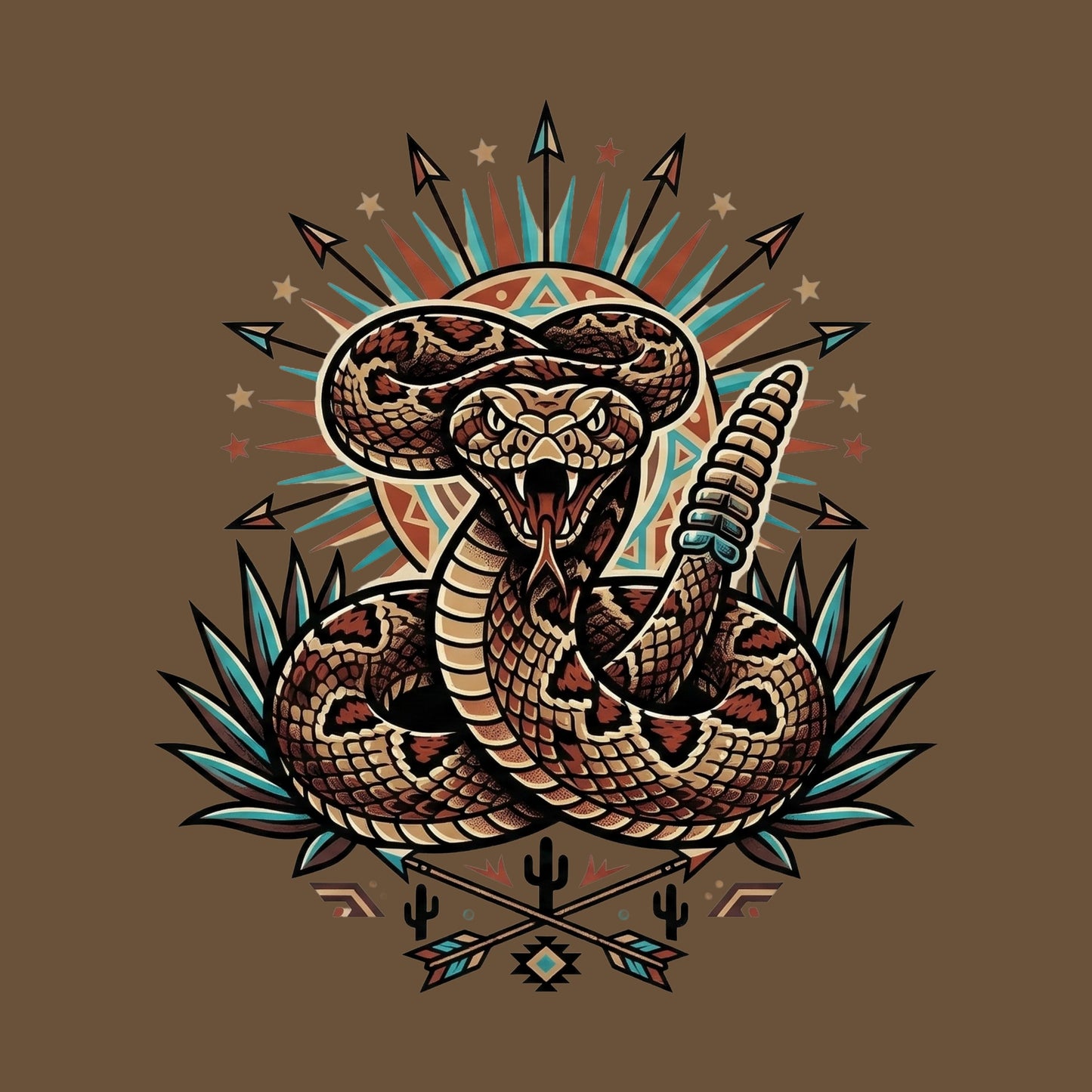 Agave Strike Rattlesnake Tee