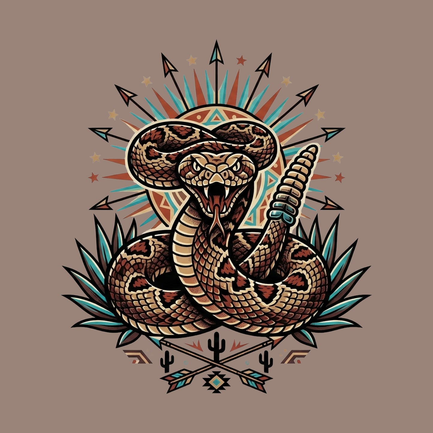 Agave Strike Rattlesnake Tee