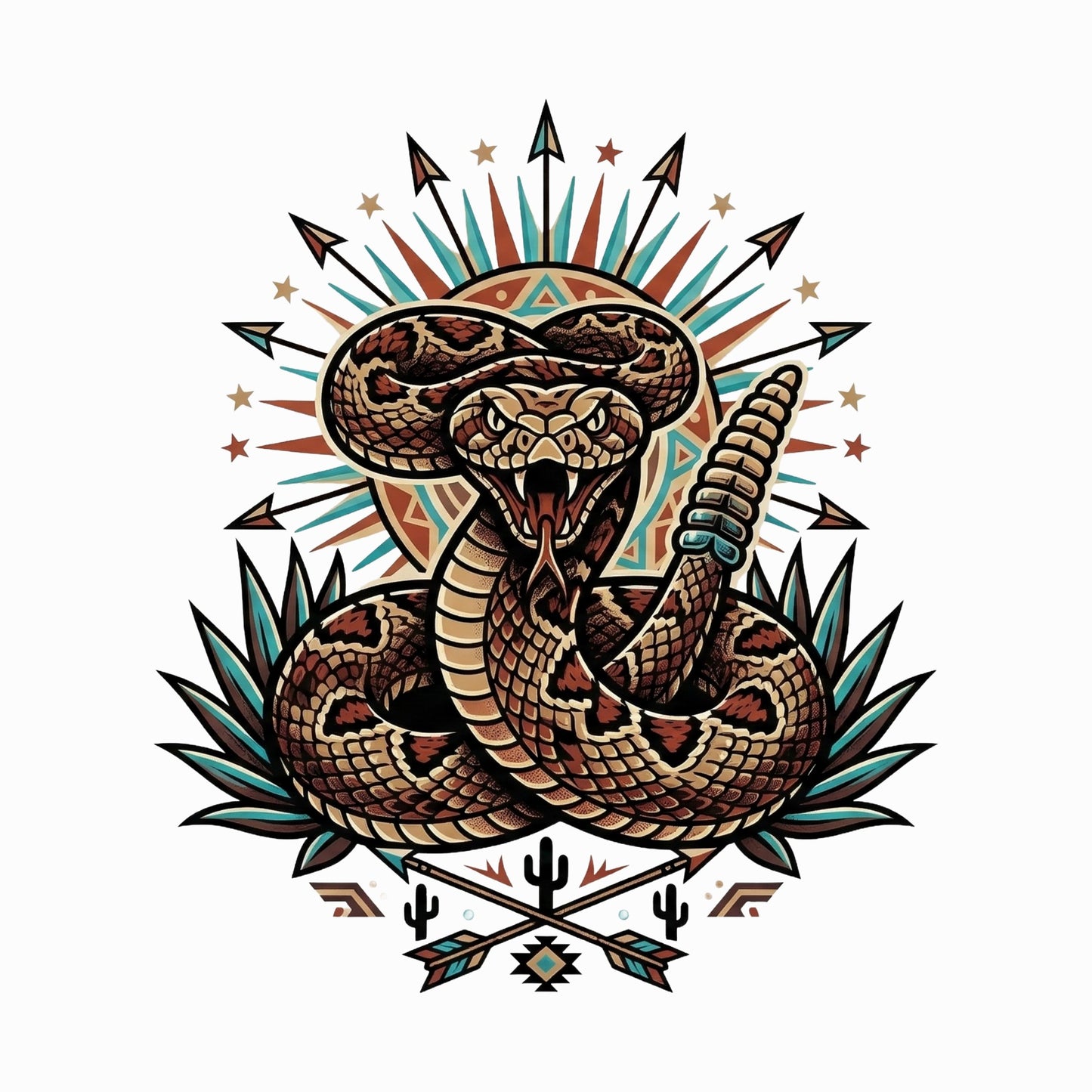 Agave Strike Rattlesnake Tee