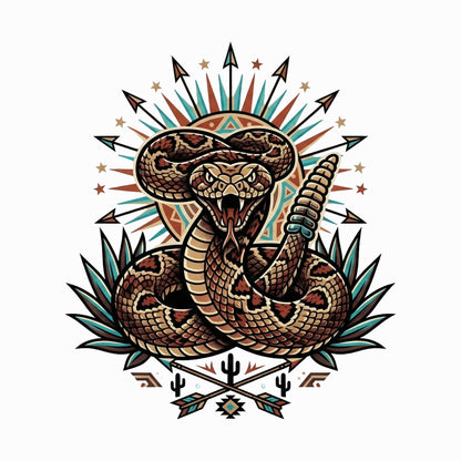 Agave Strike Rattlesnake Tee