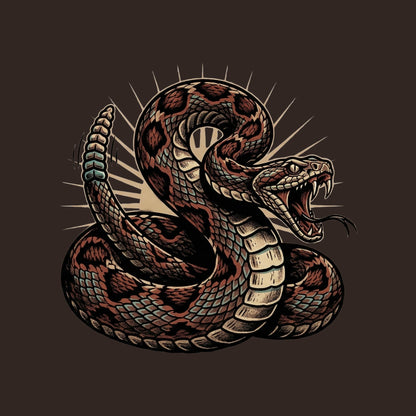 Coiled Strike Rattlesnake Tee