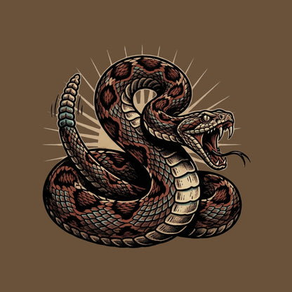 Coiled Strike Rattlesnake Tee