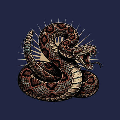 Coiled Strike Rattlesnake Tee