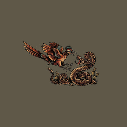 Roadrunner vs Rattlesnake Tee