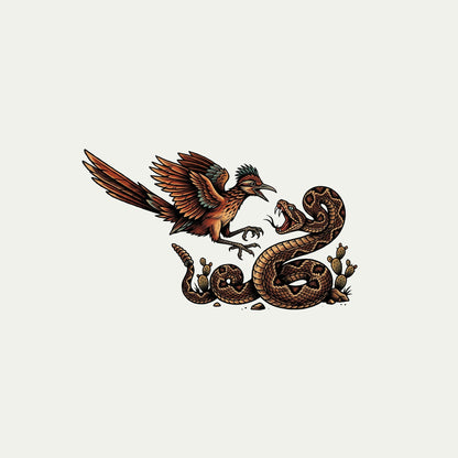 Roadrunner vs Rattlesnake Tee