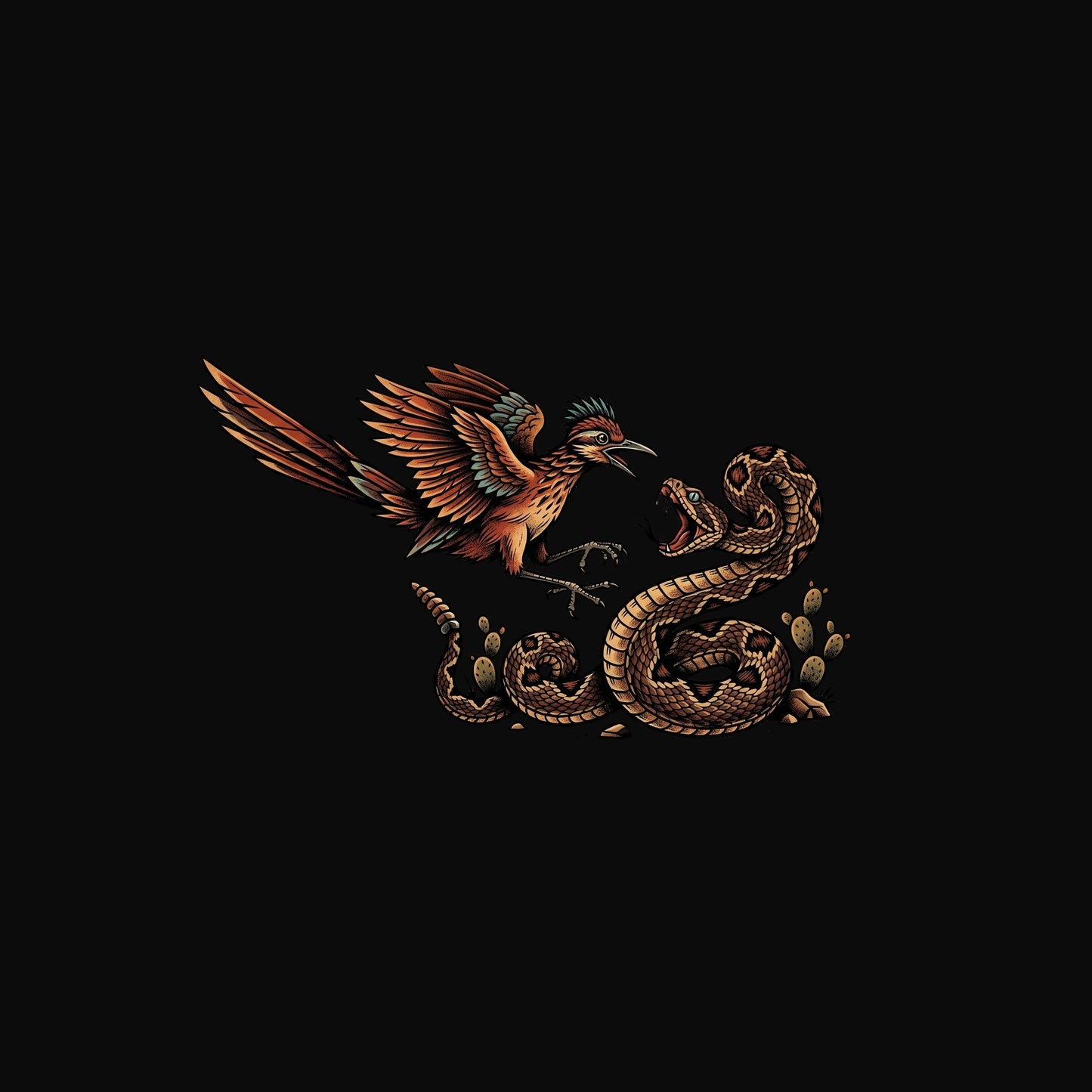 Roadrunner vs Rattlesnake Tee