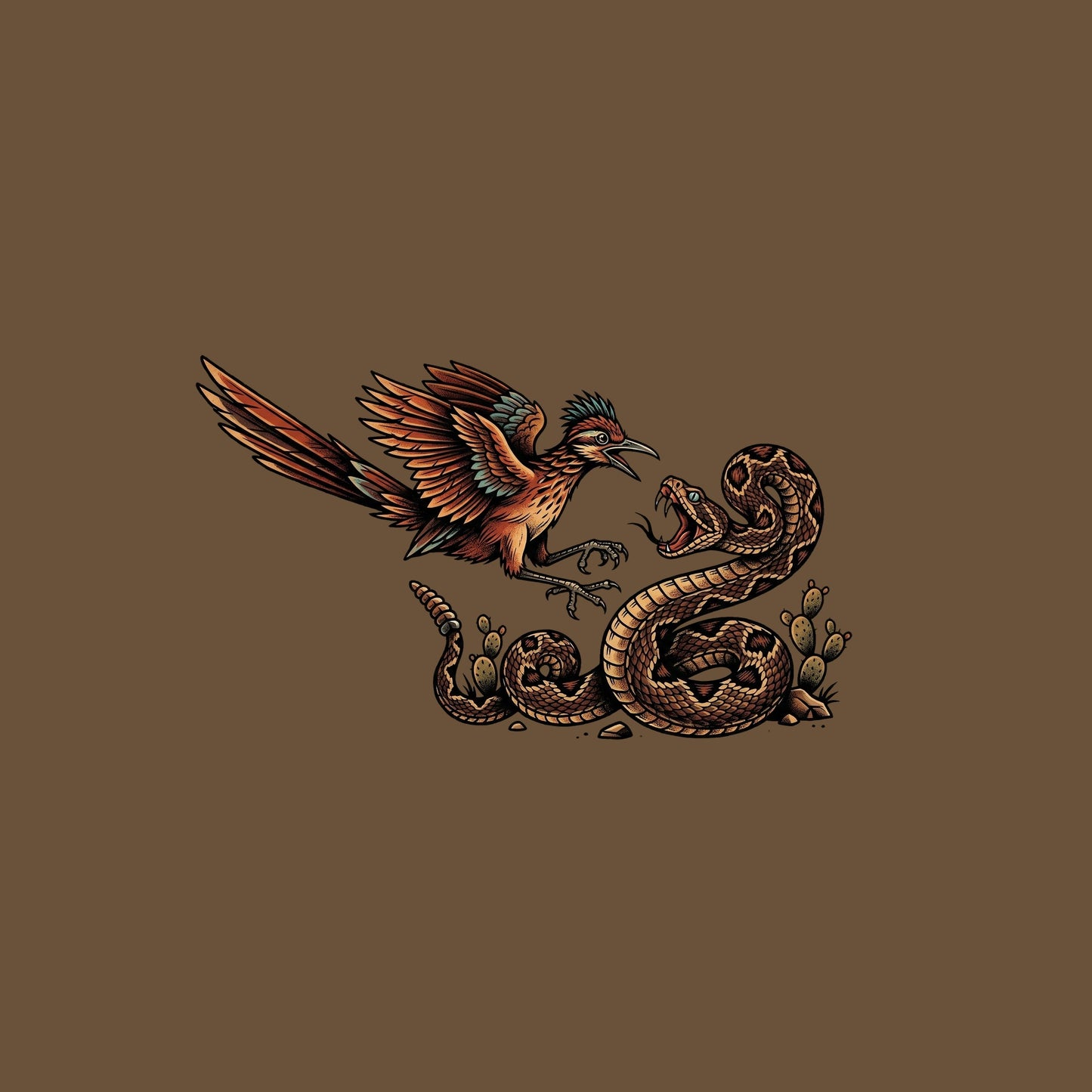 Roadrunner vs Rattlesnake Tee