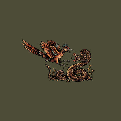 Roadrunner vs Rattlesnake Tee