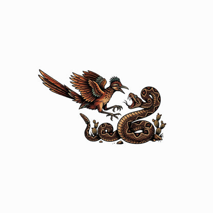 Roadrunner vs Rattlesnake Tee