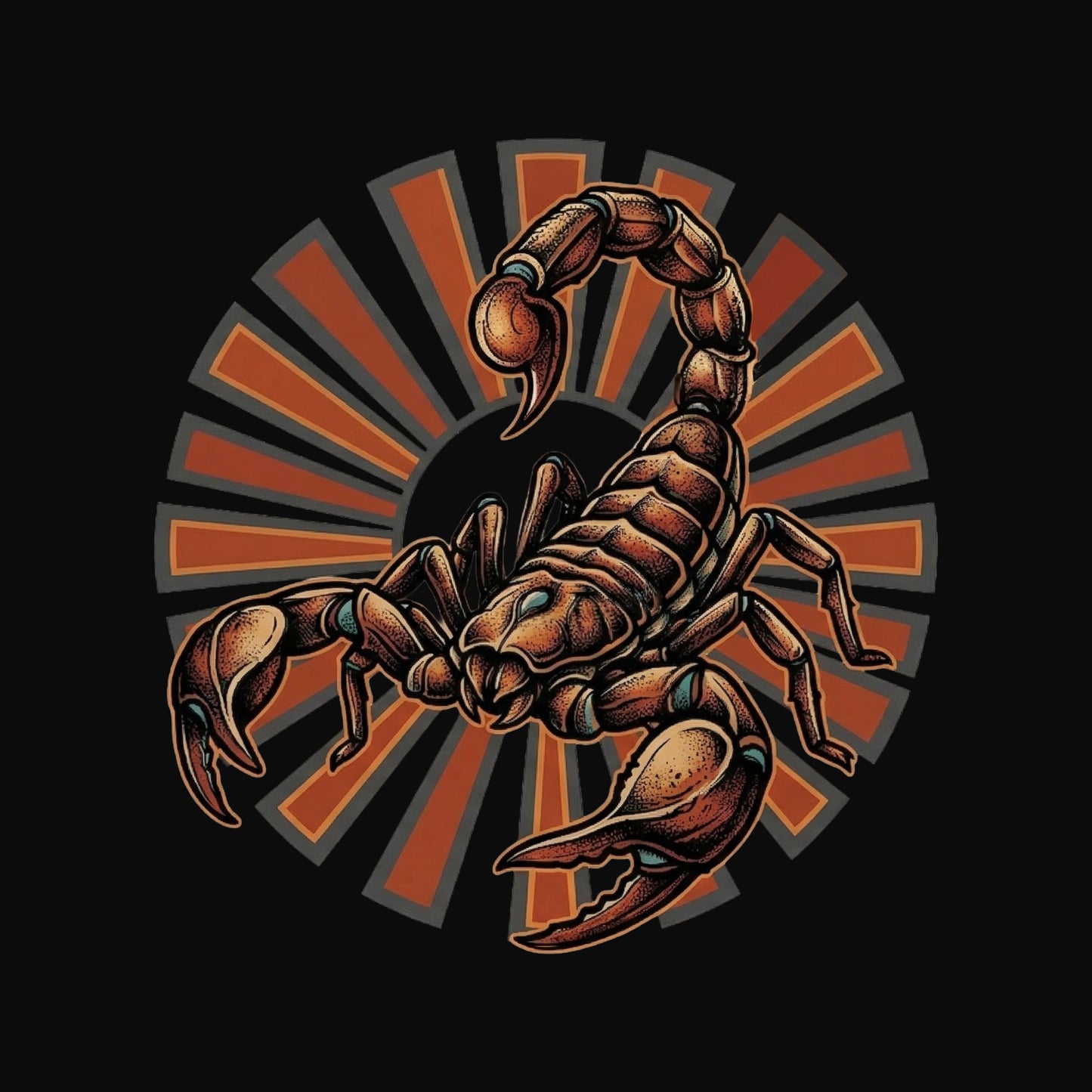 Sunburst Scorpion Tee