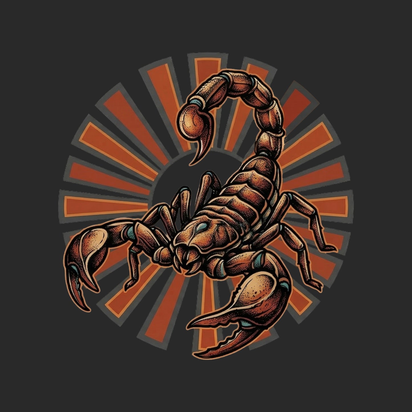 Sunburst Scorpion Tee