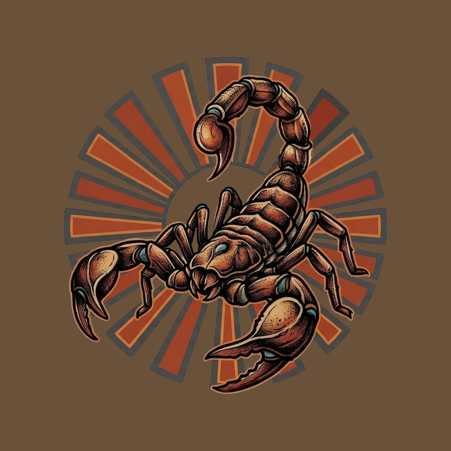 Sunburst Scorpion Tee
