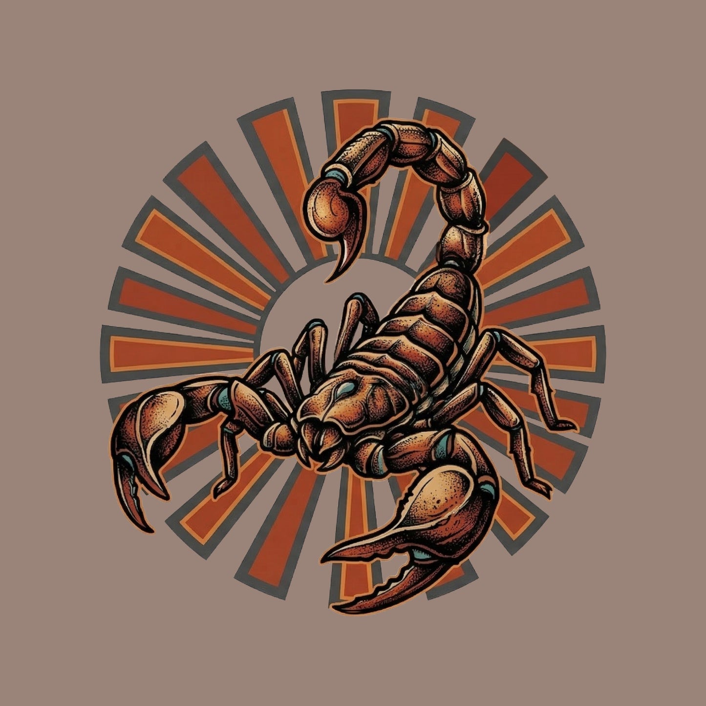 Sunburst Scorpion Tee