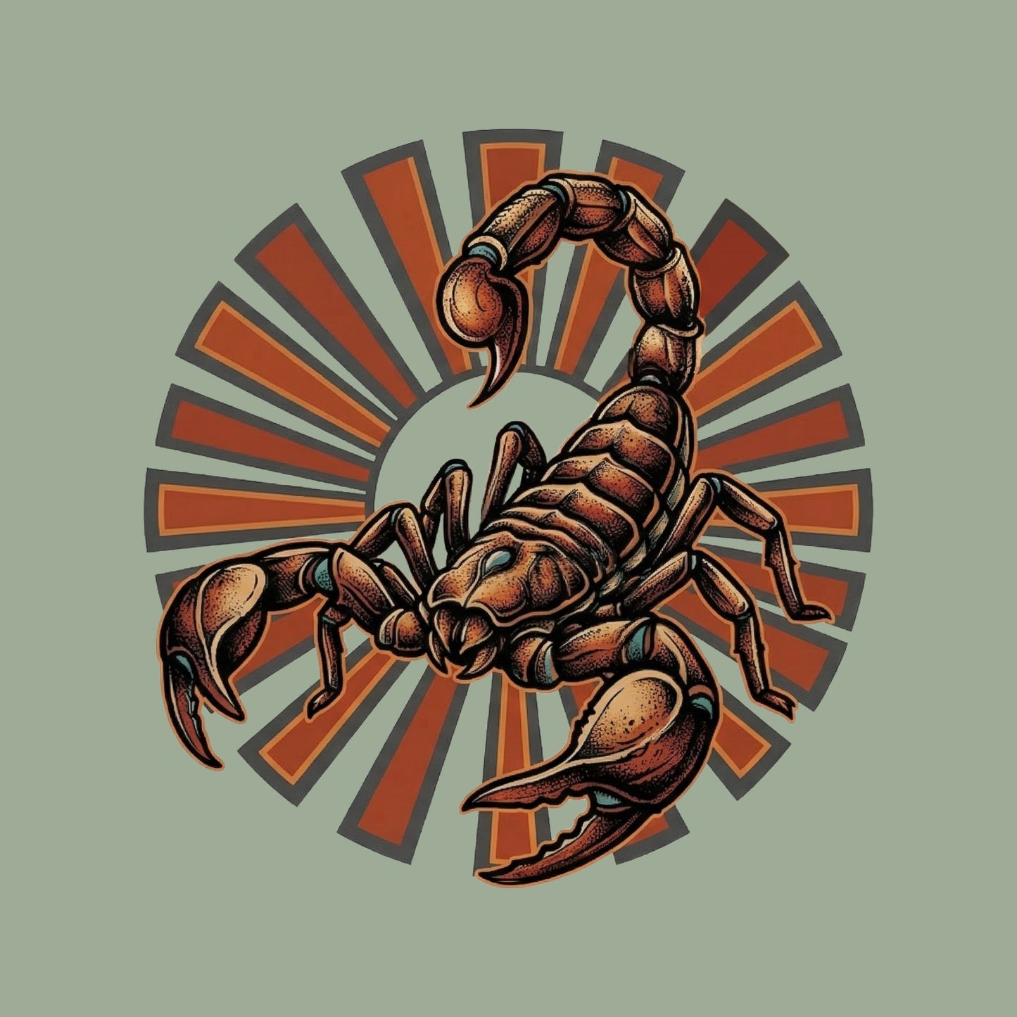 Sunburst Scorpion Tee