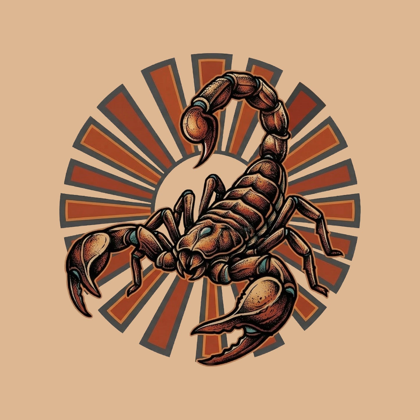 Sunburst Scorpion Tee