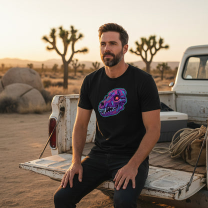Synthwave Coyote Skull Tee