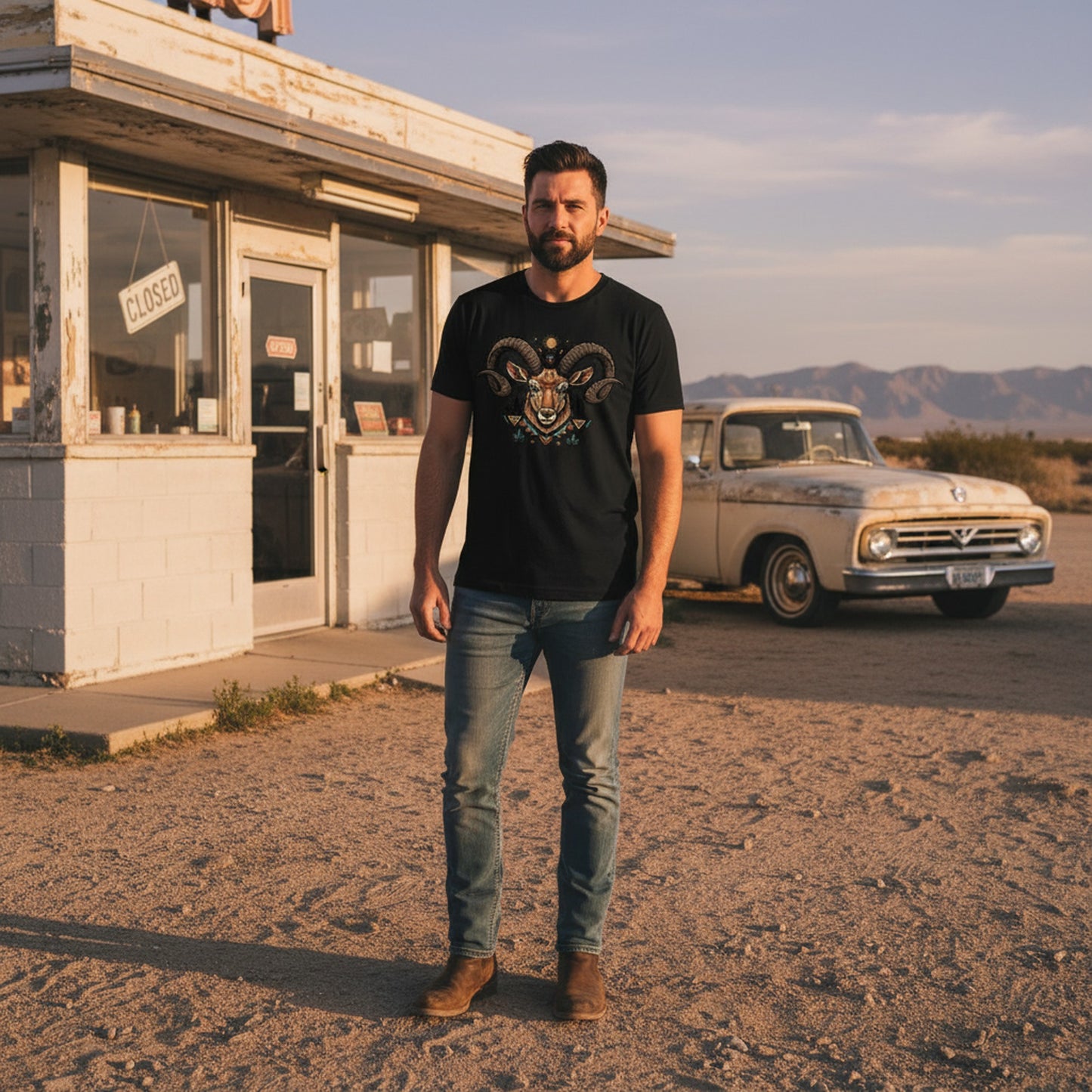 Desert Sun Bighorn Tee