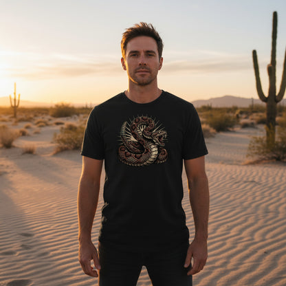 Coiled Strike Rattlesnake Tee