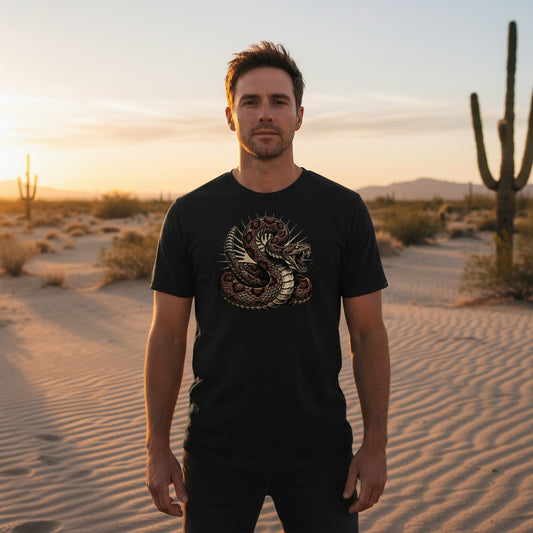 Coiled Strike Rattlesnake Tee