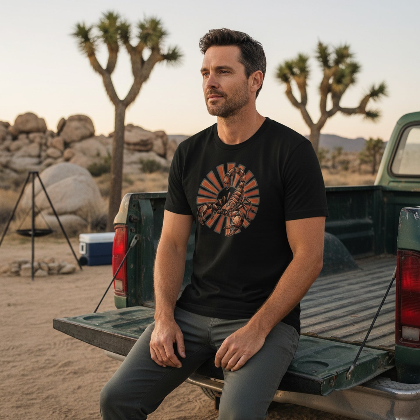 Sunburst Scorpion Tee