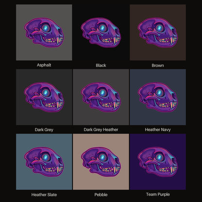 Crystal Eye Mountain Lion Skull Tee
