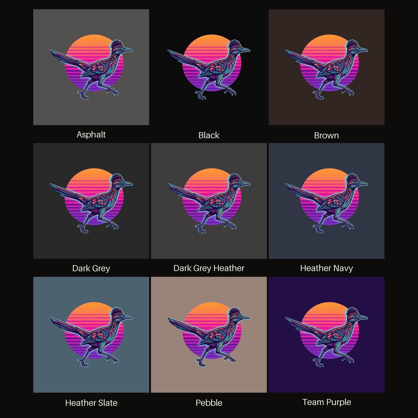 Synthwave Roadrunner Tee