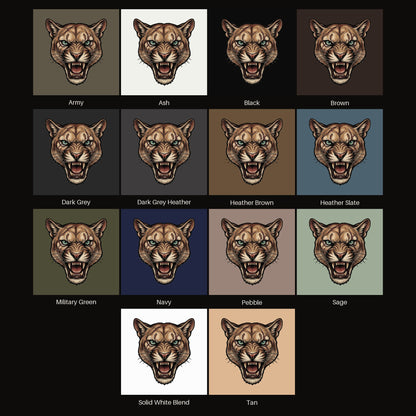 Battle Scarred Mountain Lion Tee