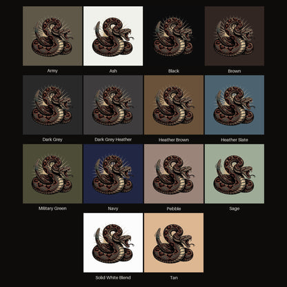 Coiled Strike Rattlesnake Tee