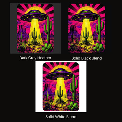 Women's V-Neck Neon Abduction Desert Tee